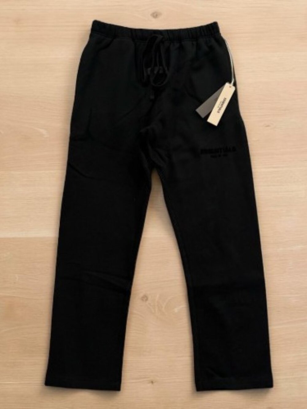 Black Essentials Fear Of God Sweatpants SS22 Size M-L